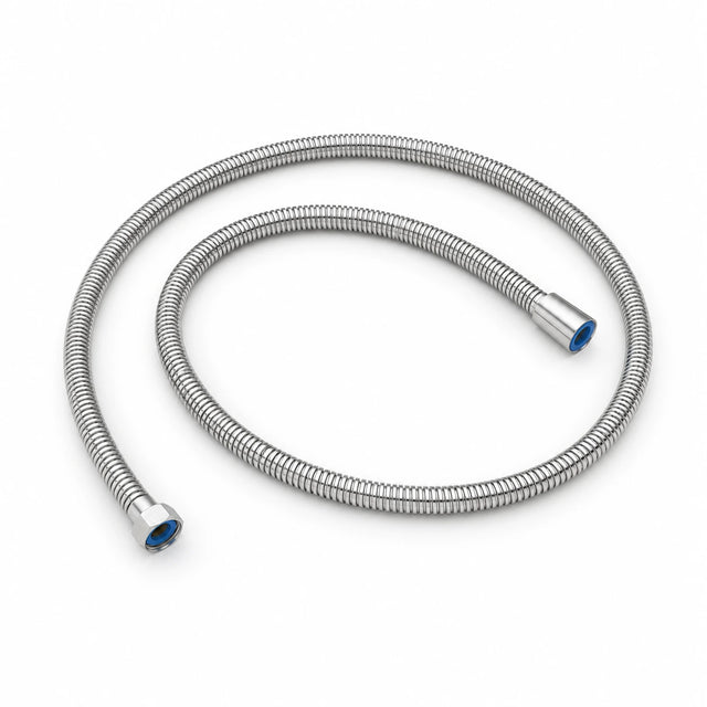 Flexible stainless steel shower hose with standard UK connections